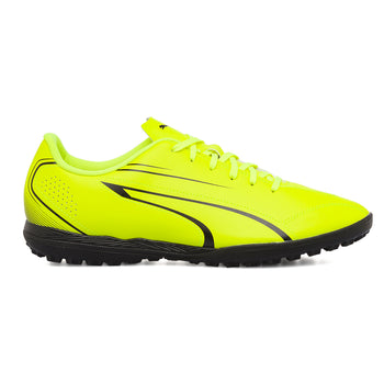 Scarpe da calcetto gialle da uomo con dettagli neri Puma Vitoria TT, Brand, SKU s326000139, Immagine 0